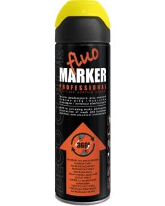 DECO COLOR Spray FLUO MARKER geodezyjny Żółty 360st. 500ml Produkty