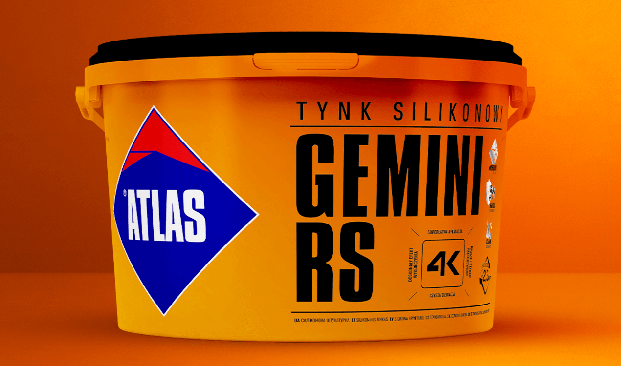 Tynk silikonowy Atlas Gemini RS