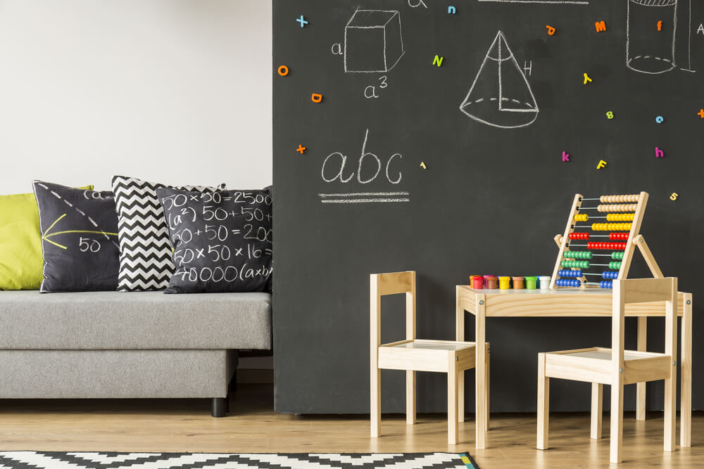 farba magnetyczna i tablicowa w pokoju dziecięcym